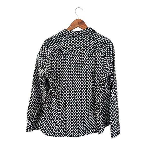 Tommy Hilfiger Button Up Shirt Plaid Floral Size L/XL - Picture 2 of 4